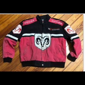 Dodge Motorsports Race Car Coat Vintage Racing Champions Apparel Size Medium